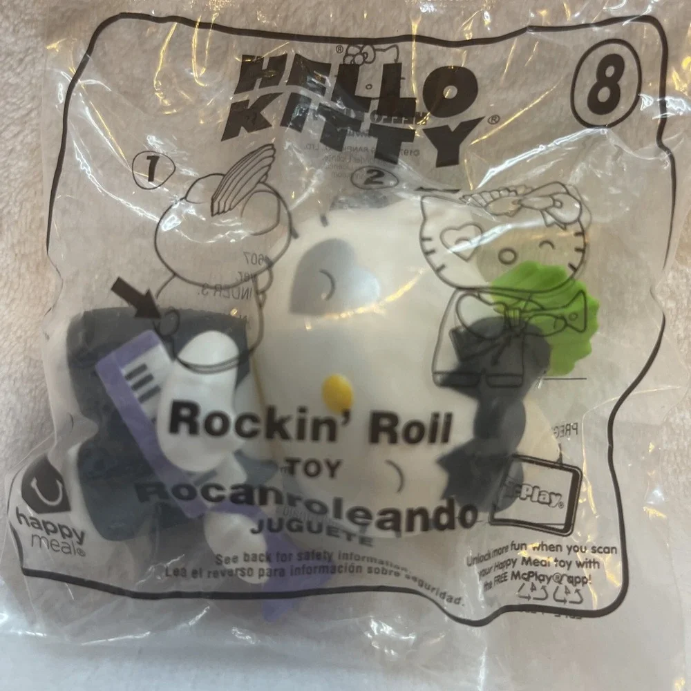 Hello Kitty Happy‎ Meal Toy Rockin Roll McDonald's Collectible Sealed 2024